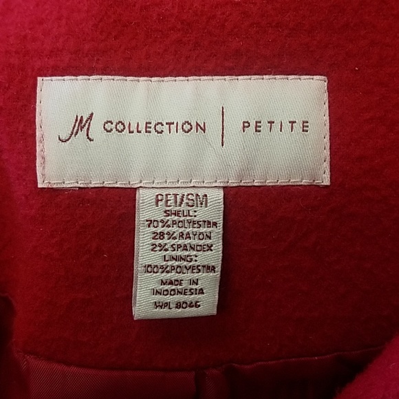 Women's Red Coat - Picture 3 of 3